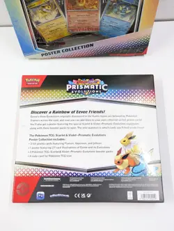 2x Lot Pokemon TCG S & V Prismatic Evolutions Poster Collection Factory Sealed. - Image 3
