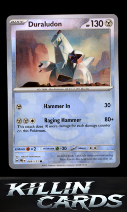 Duraludon (Poke Ball Pattern) 069/131 Pokemon Common SV: Prismatic Evolutions Ca - Image 1