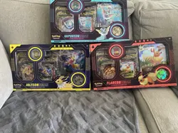 Pokemon Vaporeon, Jolteon, Flareon Vmax Premium Collections Set Of 3 Sealed 820650851308 - Image 1