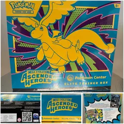 Pokemon TCG: Mega Evolution Ascended Heroes Pokemon Center Elite Trainer Box ETB - Image 1