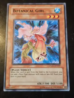 BOTANICAL GIRL CSOC-EN027 Common Unlimited Yugioh - Image 1