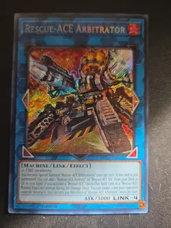 Yugioh Rescue-ACE Arbitrator BPRO-EN051 Secret Rare 1st Edition NM - Image 1
