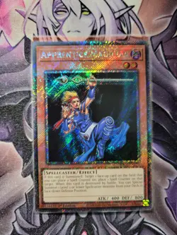 *Euro* Apprentice Magician (Platinum Secret Rare) Bonanza/RA03-EN124 - Image 1