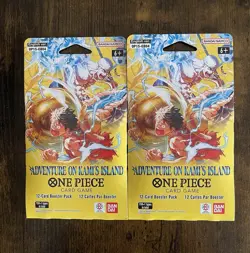 One Piece OP-15 Adventure on Kami's Island Sleeved Booster Pack Eng.- Lot Of 2! - Image 1