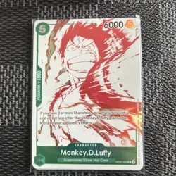 Monkey D Luffy UC OP07-033 3rd Anniversary Treasure Campaign One Piece ENGLISH - Image 1