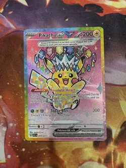 Pikachu EX SIR 277/217 Ascended Heroes English Pokemon Card - NM/M Pack Fresh - Image 1