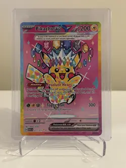 Pikachu EX SIR 277/217 Ascended Heroes English Pokemon Card - NM/M Pack Fresh - Image 1
