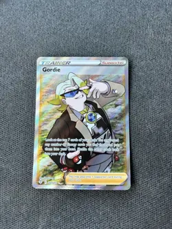 Gordie - 201/203 - Pokemon Evolving Skies Sword & Shield Full Art Rare Card NM - Image 1