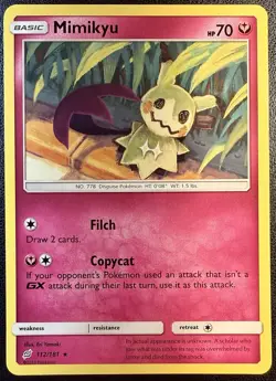 Mimikyu - 112/181 - SM Team Up Rare Pokemon Card - NM - Image 1
