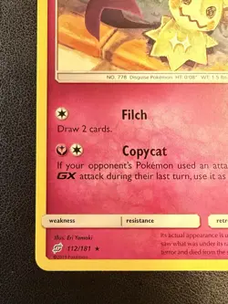 Mimikyu - 112/181 - SM Team Up Rare Pokemon Card - NM - Image 5