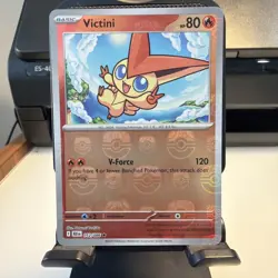 Pokemon TCG Victini 012/086 Holo Masterball English Card 2025 - Image 1