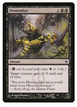 1x MTG Dismember -New Phyrexia Instant! NM Mint - Image 1
