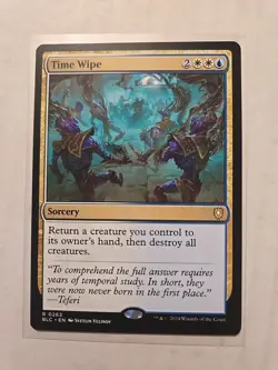 Time Wipe - Bloomburrow Commander - LP - Rare - Sorcery - MTG - Image 1