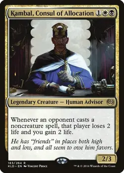 MTG - Kambal, Consul of Allocation - Kaladesh - Moderately Played - Image 1