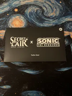 Sealed MTG Secret Lair X Sonic The Hedgehog Turbo Gear Pack - Image 1