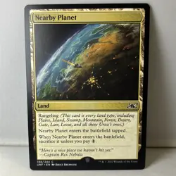 Nearby Planet (198) Unfinity UNF MTG Magic The Gathering - Image 1