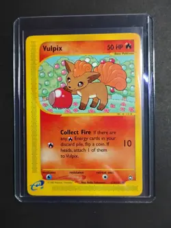 Vulpix 116/147 Aquapolis Non-Holo NM Vintage Pokemon Card 2002 - Image 3