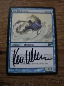 Air Elemental Artist Proof SIGNED By Kev Walker Mtg Magic The Gathering - Image 1