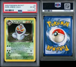 Pokemon TCG Dark Arbok Holo Rare 2/82 Team Rocket PSA 6 EX-MT Vintage WOTC - Image 3