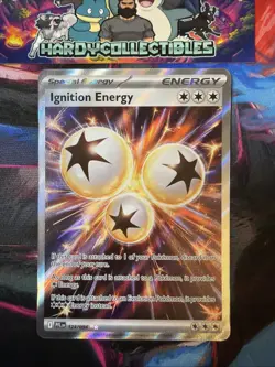 Pokemon Ignition Energy 124/094 Phantasmal Flames Full Art Holo Rare Mint - Image 1