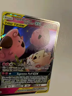 Togepi & Cleffa & Igglybuff GX 143/236 MINT Cosmic Eclipse Pokemon Card - Image 2