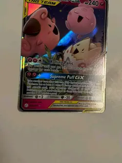 Togepi & Cleffa & Igglybuff GX 143/236 MINT Cosmic Eclipse Pokemon Card - Image 3