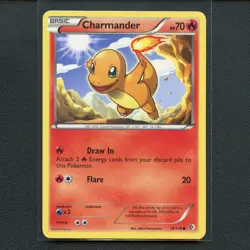 Pokemon TCG Charmander 18/149 BW Boundaries Crossed Regular Card EN-MP 2012 - Image 1