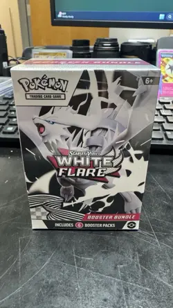 Pokemon WHITE FLARE Booster Bundle Box New Factory Sealed Cards 6 Packs TCG - Image 1