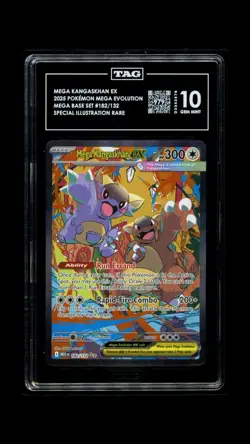 2025 Pokemon Mega Kangaskhan EX SIR 182/132 TAG 10 - Image 1