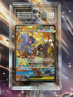 2025 Pokemon Mega Kangaskhan EX SIR 182/132 TAG 10 - Image 3
