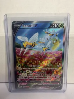 Pokemon Beedrill V 161/189 Astral Radiance Pokemon TCG. Near Mint Condition! - Image 1
