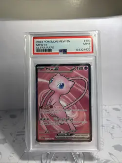 2023 POKEMON MEW EN-151 ULTRA RARE #193 MEW EX PSA 9 - Image 1
