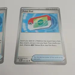 4x Poke Pad 081/088 x4 - NM Perfect Order Pokemon Playset ME03 - Image 2