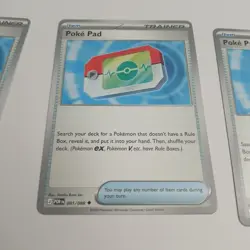4x Poke Pad 081/088 x4 - NM Perfect Order Pokemon Playset ME03 - Image 4