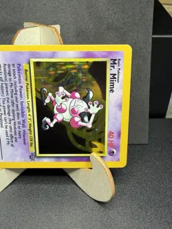 Pokemon Mr. Mime 6/64 Jungle Unlimited Holo Rare 40HP Basic 1999 - Image 4