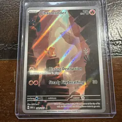 🔥Pokemon Charmander 168/165 IR SV151 English NM Fresh Pull Holo Full Art IR - Image 1