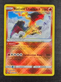 Radiant Charizard 020/159 - Pokemon Crown Zenith Radiant Rare - Image 1