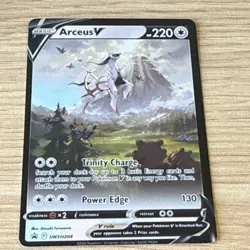 Pokemon Arceus V Basic SWSH204 Sword & Shield Promo 220HP Holo English - Image 1