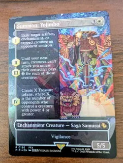 Summon: Yojimbo 0196 Rare (Foil) Borderless FF Magic The Gathering MTG - Image 1