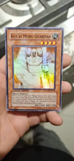 Koa'ki Meiru Guardian RGBT-ENPP3 Limited Edition NM Super Rare Holo Yu-Gi-Oh TCG - Image 1