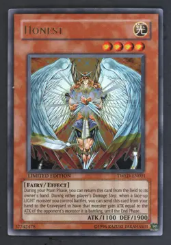 Yugioh Honest TWED-EN001 - Ultra Rare - Limited Edition NrMt-Mt - Image 1