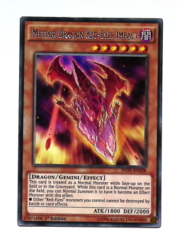 Meteor Dragon Red-Eyes Impact - INOV-EN028 - Rare - 1st Edition - Yugioh - Image 1