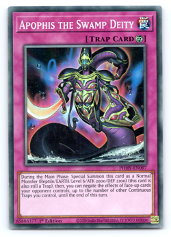 Apophis the Swamp Deity - PHHY-EN097 - Super Rare - 1st Edition - Yugioh - Image 1