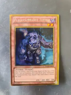 YUGIOH PLAGUESPREADER ZOMBIE GOLD RARE PGLD-EN074 LP - Image 1