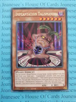Impcantation Talismandra - WISU-EN044 - Rare - 1st Edition Yugioh - Image 1