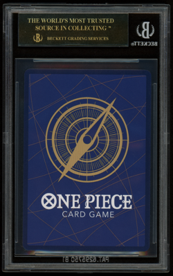 BGS 10 BLACK LABEL - Dracule Mihawk P-081 Release Event WINNER Stamped One Piece - Image 3