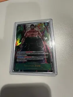 Roronoa Zoro OP06-118 Alternative Art Secret Rare Card - Image 1