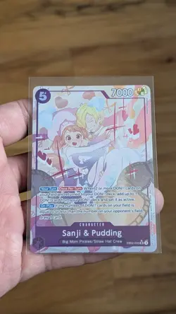 Sanji and Pudding Alt Art Parallel EB02-035 One Piece TCG English - Image 1