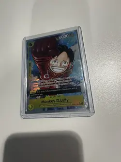 One Piece TCG Monkey D. Luffy OP07-109 Super Rare (Alt Art) Mint Condition - Image 1