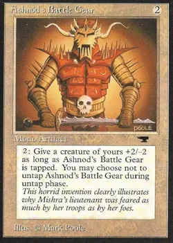 Ashnod's Battle Gear - Medium Play MTG Antiquities - Image 1